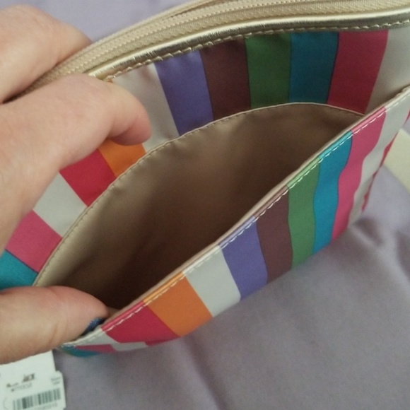 Reserved*Coach crossbody multi colored purse - Picture 5 of 7